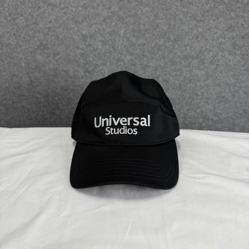 Universal‎ Studios Black 5-Panel Snapback Hat Performance Stretch One Size